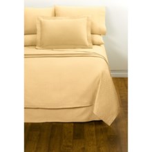 DownTown Paula Sheet Set - Twin, 400 TC Egyptian Cotton in Butter - Closeouts