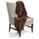 DownTown Plush Throw Blanket with Fringe - Cotton-Rayon