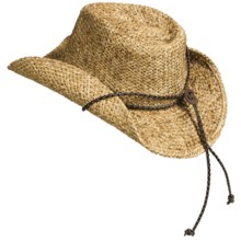 DPC Global Trends Western Outback Hat - Straw (For Men and Women) in Natural - Closeouts