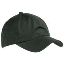DPC Weathered Oil Cloth Cap (For Men and Women) in Forest - Closeouts