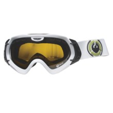 Dragon Alliance Mace ECO Snowsport Goggles - Extra Ionized Lens in Powder/Jet/Pink Ionized - Closeouts