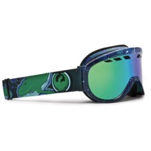 Dragon Optical D1ST Snowsport Goggles - Ionized Lens, Extra Lens in Jamie Lynn Signature/Green Ion/Amber - Closeouts