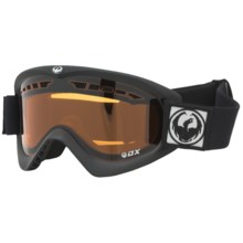 Dragon Optical DX Snowsport Goggles in Coal/Amber - Closeouts
