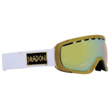 Dragon Optical Rogue Snowsport Goggles in Hog Wild Gold/Gold Ionized - Closeouts