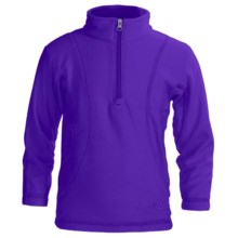 Dragonflies by Snow Dragons Chloe Jacket - Zip Neck, Microfleece (For Little Girls) in Purple Berry/Purple Berry - Closeouts