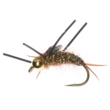 Dream Cast Bead Head Rogue Ice Rubber Leg Stone Nymph Fly - Dozen in Gold - Closeouts