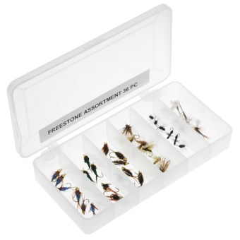Dream Cast Freestone Dry and Nymph Fly Assortment - 3 Dozen in See Photo