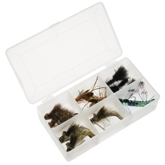 Dream Cast Maximum Bass Assorted Flies - 15-Piece in See Photo