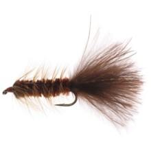 Dream Cast Wooly Bugger Streamer Fly - Box of 12 in Brown - Closeouts