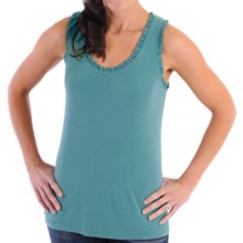 DreamSacks® by Yala Riley Ruffle Tank Top - Racerback (For Women) in Marine - Closeouts