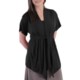 Dreamsacks Lila Gathered Tie-Front Cardigan Sweater - Short Sleeve (For  Women)