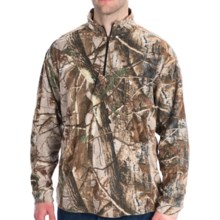 Dri Duck Camo Matrix Fleece Shirt - UPF 50, Zip Neck, Long Sleeve (For Men) in Realtree Ap - Closeouts