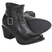 Durango City Philly Ankle Boots - Leather (For Women) in Black Marble - Closeouts