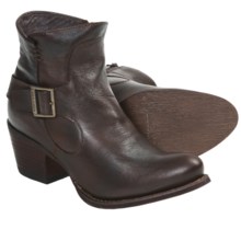 Durango City Philly Ankle Boots - Leather (For Women) in Distressed Chocolate - Closeouts