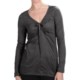 Dylan by True Grit Crinkle Knit Shirt - Lace Trim, Long Sleeve (For Women)