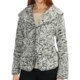 Dylan by True Grit Embossed Silky Hooded Jacket - Faux Fur (For Women)