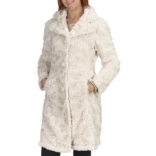 Dylan by True Grit Faux-Fur Long Coat (For Women) in Winter White - Closeouts