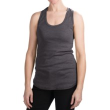 Dylan by True Grit Heathered Tank Top - Racerback (For Women) in Black - Closeouts