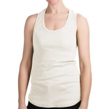 Dylan by True Grit Heathered Tank Top - Racerback (For Women) in White - Closeouts