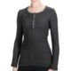 Dylan by True Grit Lace Henley Shirt - Long Sleeve (For Women)
