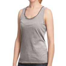 Dylan by True Grit Ruffle Sueded Heather Tank Top - Racerback (For Women) in Grey/Heather - Closeouts