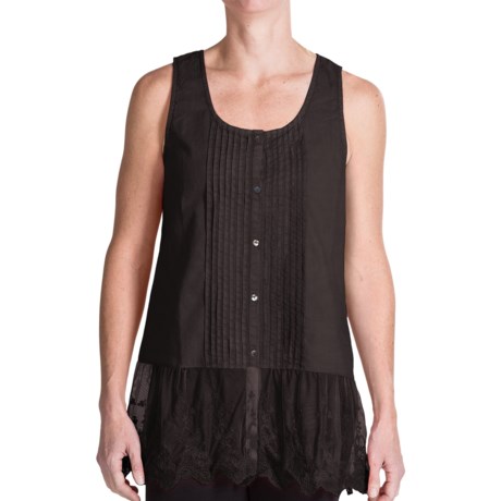 voile peplum dylan scoop sleeveless blouse neck cotton lace hover larger zoom