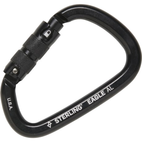 Sterling Rope Eagle Autolock Large Pear Carabiner - BLACK ( )