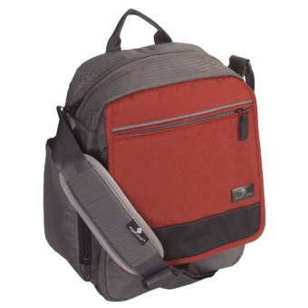 Eagle Creek Vagabond Courier Bag in Red Clay/Grey