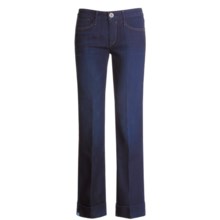 Earnest Sewn Dapper Cuffed Jeans (For Women) in Medium Shine - Closeouts