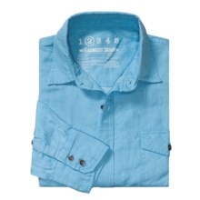 Earnest Sewn Field Shirt - Cotton-Linen, Long Sleeve (For Men) in Ocean - Closeouts