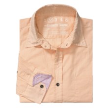 Earnest Sewn Micro Check Shirt - Cotton Enzyme Wash, Long Sleeve (For Men) in Mimosa - Closeouts