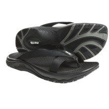 Earth Cabo San Lucas-K Thong Sandals (For Men) in Black - Closeouts