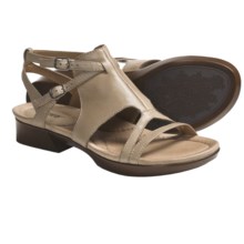 Earth Dual-Buckle Sandals - Leather (For Women) in Biscuit Calf - Closeouts
