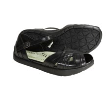 Earth Fey Sandals - Leather (For Women) in Black - Closeouts