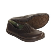 Earth Frida Shoes - Leather Slip-Ons (For Women) in Mahogany - Closeouts