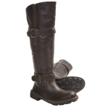 Earth Hype Boots - Leather (For Women) in Bark - Closeouts