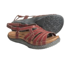 Earth Imagine Sandals - Leather (For Women) in Rosso - Closeouts