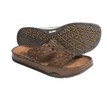 Earth Peony Sandals - Leather (For Women) in Almond Calf - Closeouts