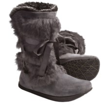 Earth Pike Boots - Faux-Shearling Lining (For Women) in Grey - Closeouts