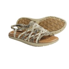 Earth Razzle Sandals - Leather (For Women) in Beige - Closeouts