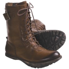 Earth Rebel Lace-Up Boots - Leather (For Women) in Almond - Closeouts