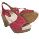 Earthies Amalfi Crochet Sandals - Platform (For Women)
