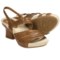 Earthies Largo Sandals - Leather (For Women) in Alpaca Calf