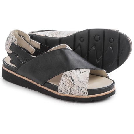 Earthies Santorini Sling Back Sandals Leather For Women