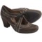Earthies Sarenza Shoes - Suede, Mary Janes (For Women) in Taupe