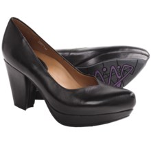 Earthies Tarnow Pumps (For Women) in Black Leather - Closeouts