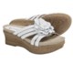 Earthies Valencia Wedge Sandals - Leather (For Women)
