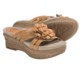 Earthies Valencia Wedge Sandals - Leather (For Women)