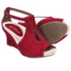 Earthies Veria Too Wedge Sandals - Suede (For Women)