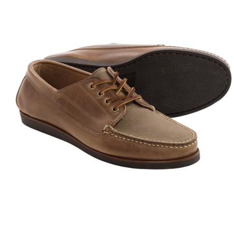 Eastland Falmouth USA 2 Camp Moc Oxford Shoes Leather Canvas For Men
